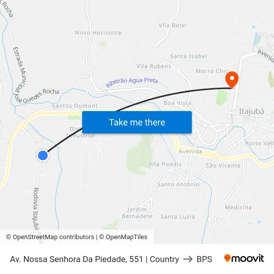Av. Nossa Senhora Da Piedade, 551 | Country to BPS map