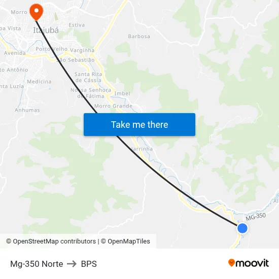 Mg-350 Norte to BPS map