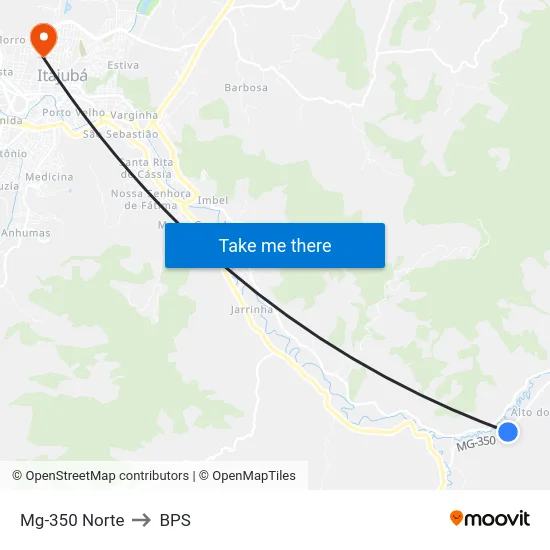 Mg-350 Norte to BPS map