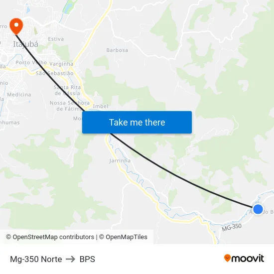 Mg-350 Norte to BPS map