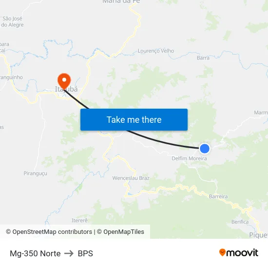 Mg-350 Norte to BPS map