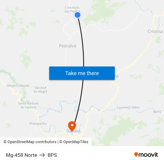 Mg-458 Norte to BPS map
