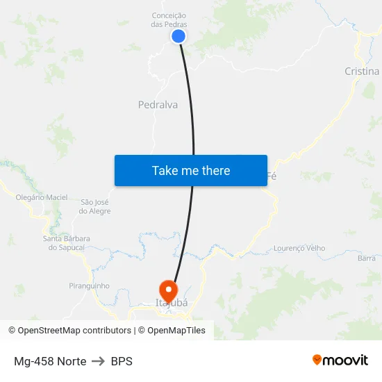 Mg-458 Norte to BPS map