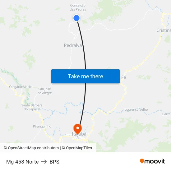 Mg-458 Norte to BPS map