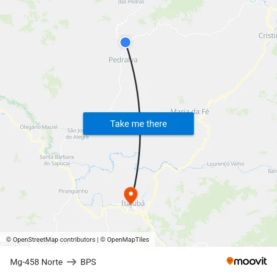 Mg-458 Norte to BPS map