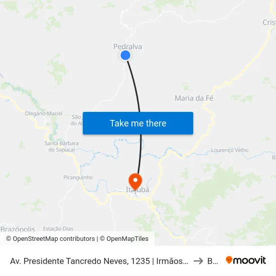 Av. Presidente Tancredo Neves, 1235 | Irmãos Faria to BPS map