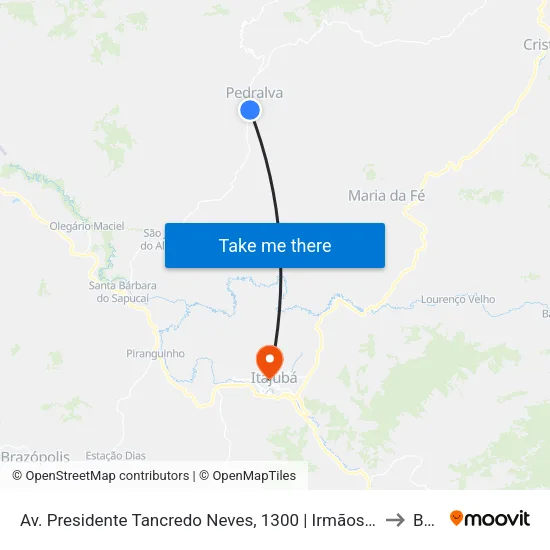 Av. Presidente Tancredo Neves, 1300 | Irmãos Faria to BPS map
