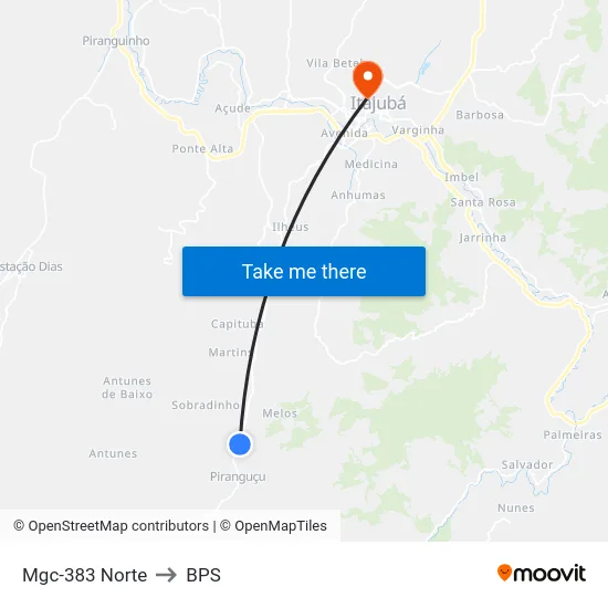 Mgc-383 Norte to BPS map