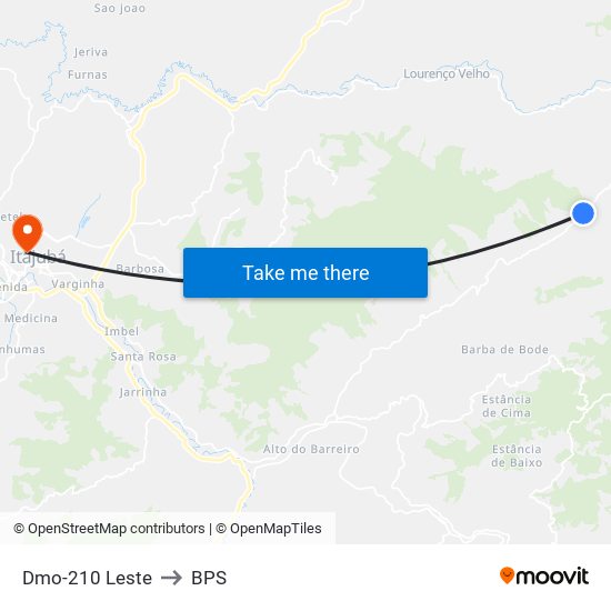 Dmo-210 Leste to BPS map