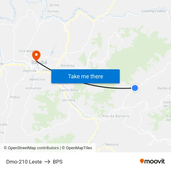 Dmo-210 Leste to BPS map
