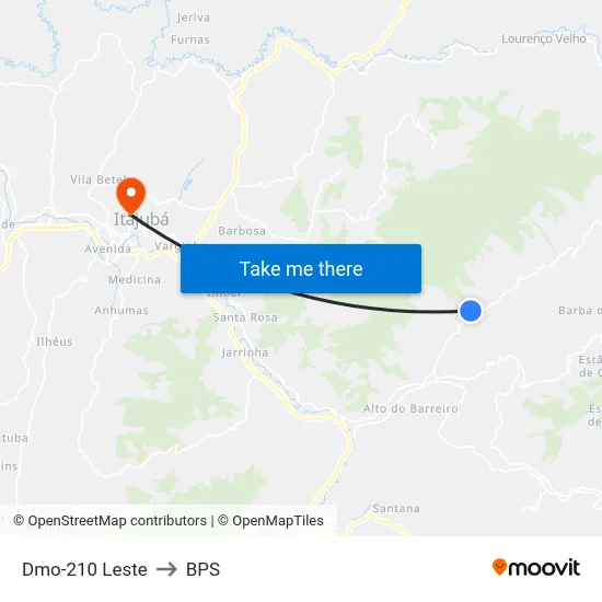 Dmo-210 Leste to BPS map