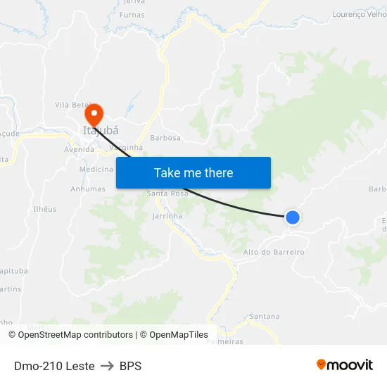 Dmo-210 Leste to BPS map