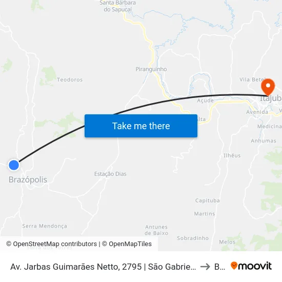 Av. Jarbas Guimarães Netto, 2795 | São Gabriel Fazenda Hotel to BPS map
