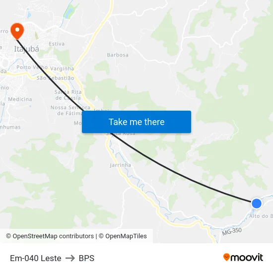 Em-040 Leste to BPS map