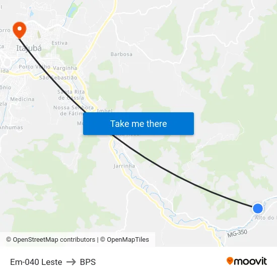 Em-040 Leste to BPS map