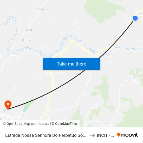 Estrada Nossa Senhora Do Perpétuo Socorro, Leste | Entr. Br-383 to INCIT - UNIFEI map