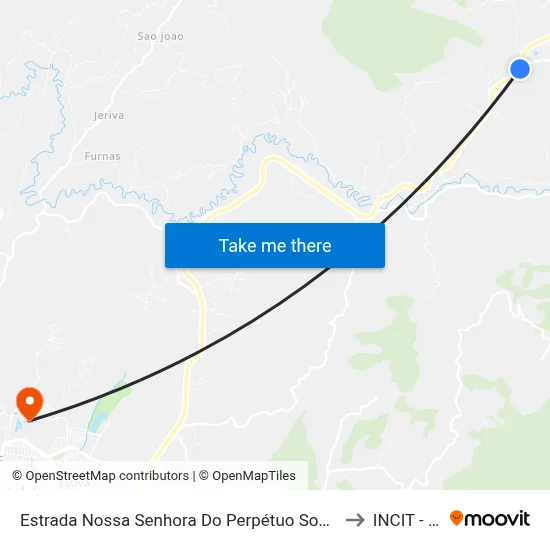 Estrada Nossa Senhora Do Perpétuo Socorro, Oeste | Entr. Br-383 to INCIT - UNIFEI map