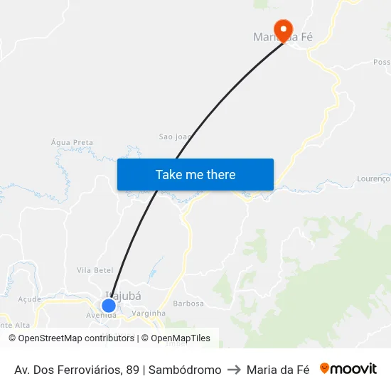 Av. Dos Ferroviários, 89 | Sambódromo to Maria da Fé map