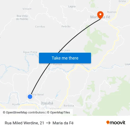 Rua Miled Werdine, 21 to Maria da Fé map