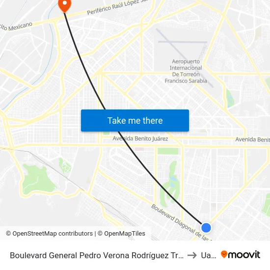 Boulevard General Pedro Verona Rodríguez Triana, 1900 to Uane map