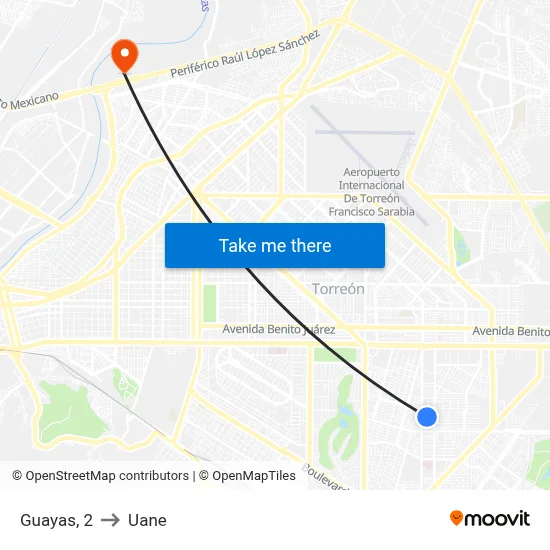 Guayas, 2 to Uane map