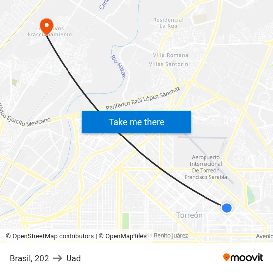 Brasil, 202 to Uad map