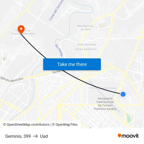 Geminis, 399 to Uad map