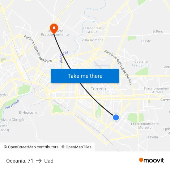 Oceanía, 71 to Uad map