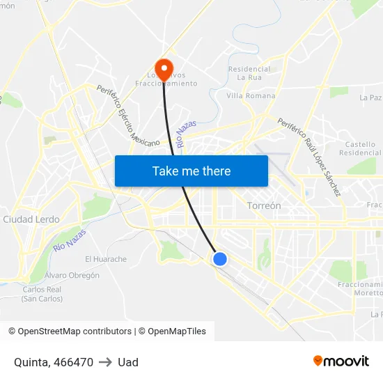 Quinta, 466470 to Uad map