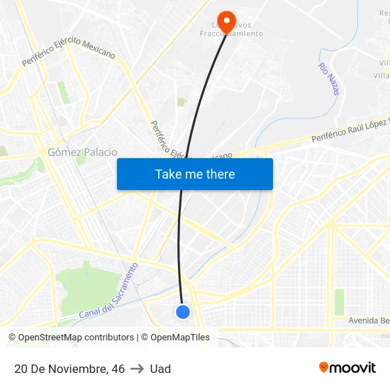 20 De Noviembre, 46 to Uad map