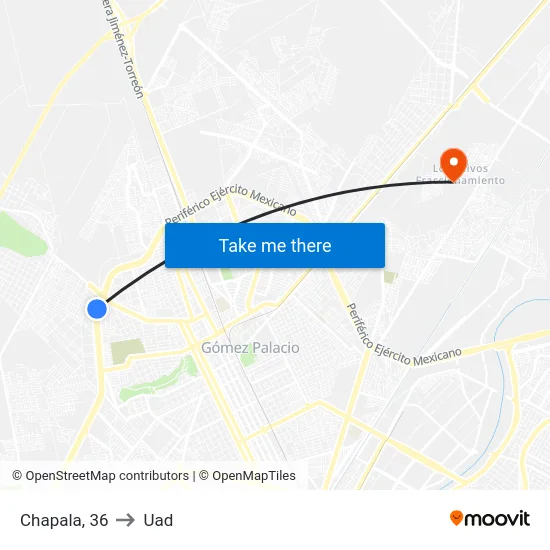 Chapala, 36 to Uad map