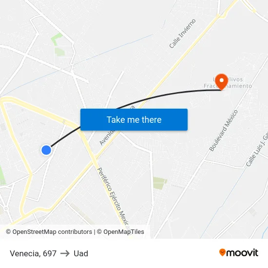 Venecia, 697 to Uad map