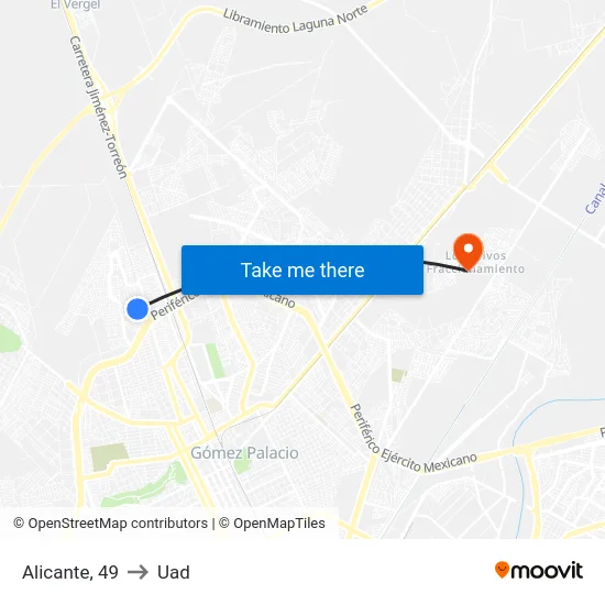 Alicante, 49 to Uad map