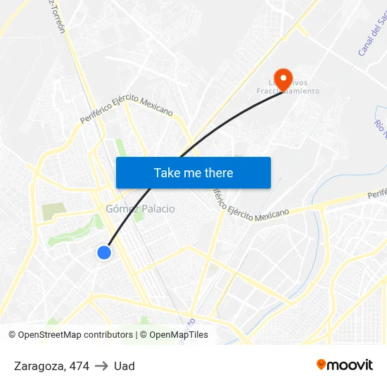 Zaragoza, 474 to Uad map