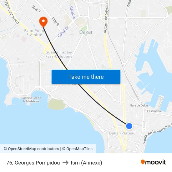 76, Georges Pompidou to Ism (Annexe) map