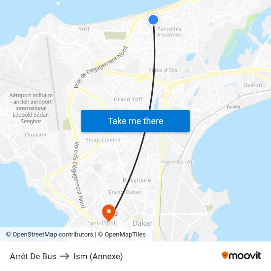 Arrêt De Bus to Ism (Annexe) map