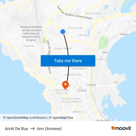 Arrêt De Bus to Ism (Annexe) map