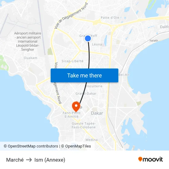 Marché to Ism (Annexe) map