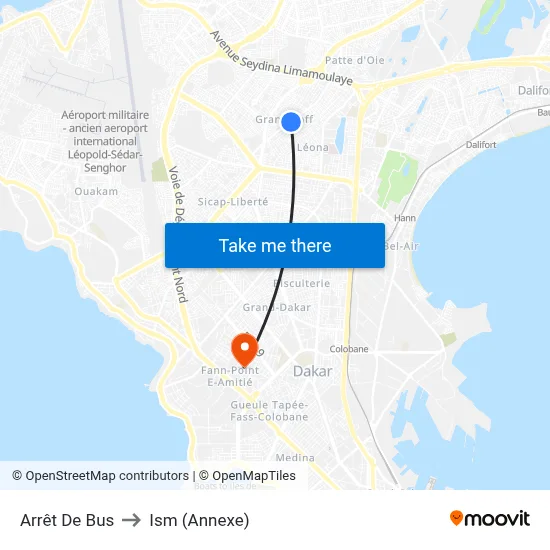 Arrêt De Bus to Ism (Annexe) map