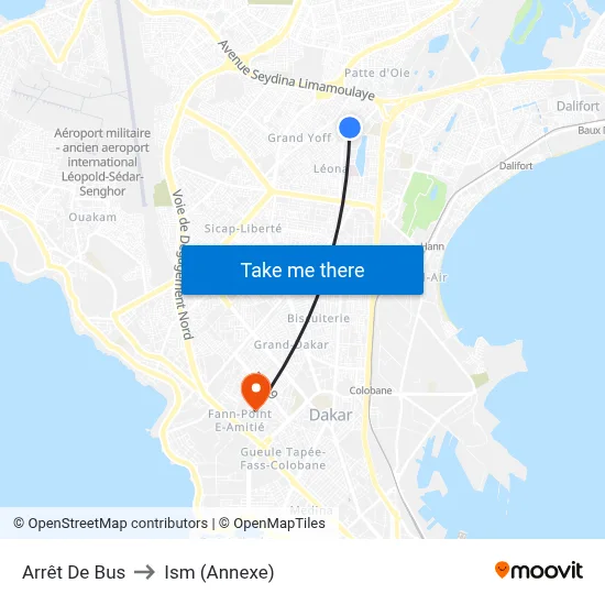 Arrêt De Bus to Ism (Annexe) map