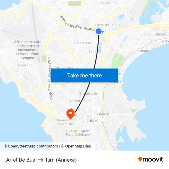 Arrêt De Bus to Ism (Annexe) map