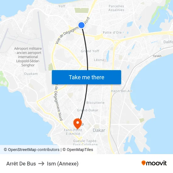 Arrêt De Bus to Ism (Annexe) map