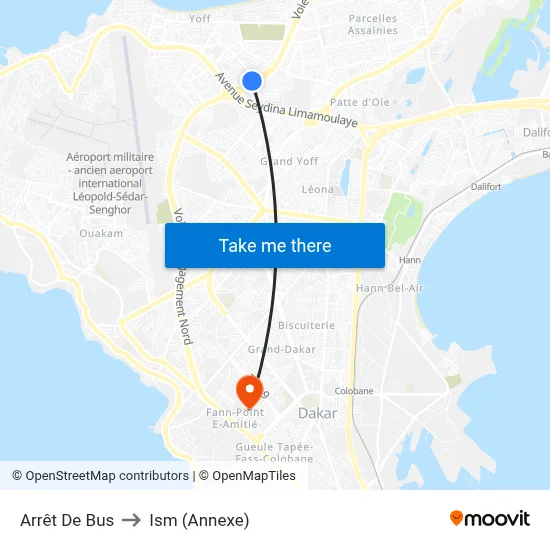 Arrêt De Bus to Ism (Annexe) map