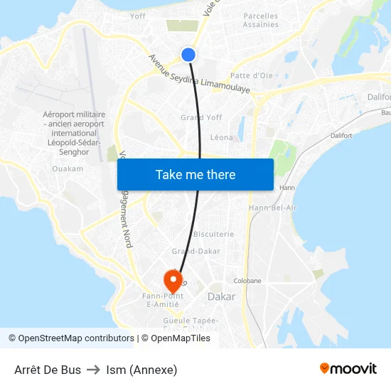 Arrêt De Bus to Ism (Annexe) map