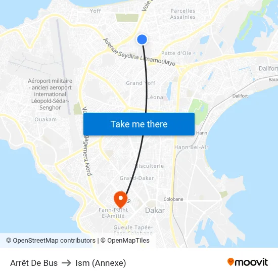 Arrêt De Bus to Ism (Annexe) map