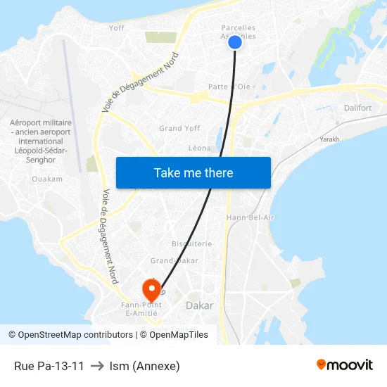 Rue Pa-13-11 to Ism (Annexe) map