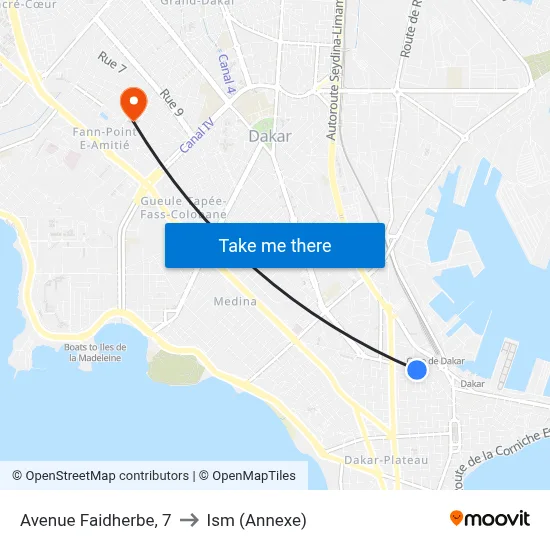 Avenue Faidherbe, 7 to Ism (Annexe) map