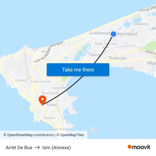 Arrêt De Bus to Ism (Annexe) map