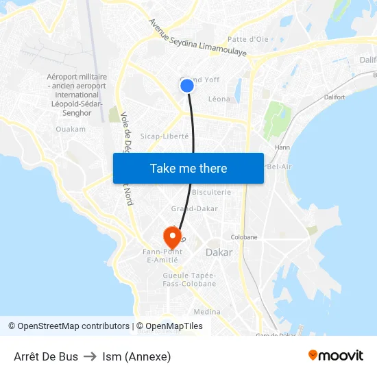Arrêt De Bus to Ism (Annexe) map