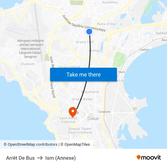 Arrêt De Bus to Ism (Annexe) map